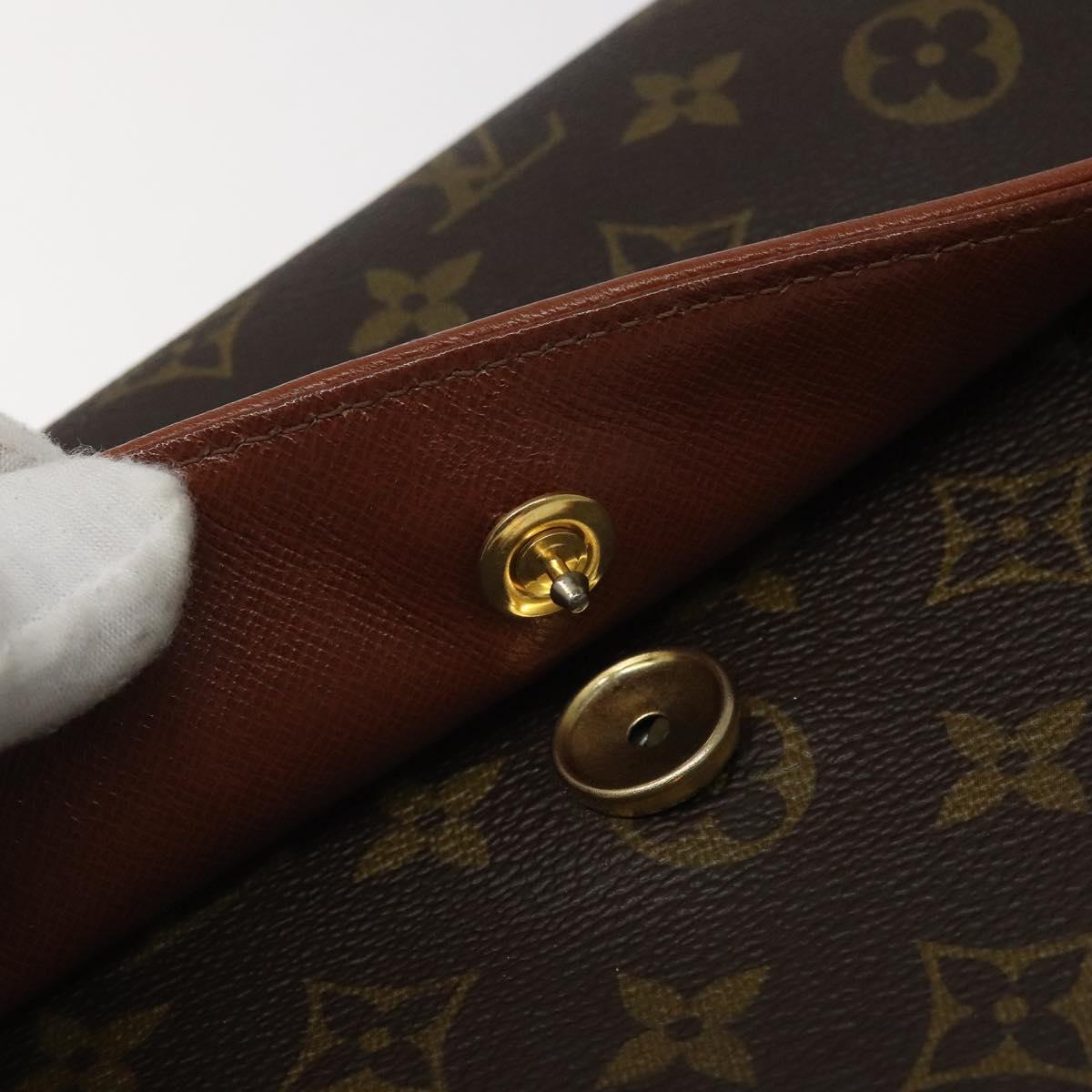 LOUIS VUITTON Monogram Pochette Dam GM Clutch Bag M51810 LV Auth gh146