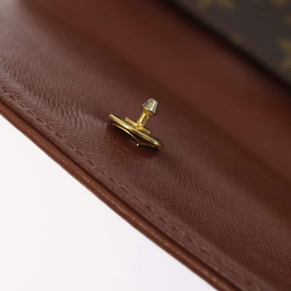 LOUIS VUITTON Monogram Pochette Dam GM Clutch Bag M51810 LV Auth gh146