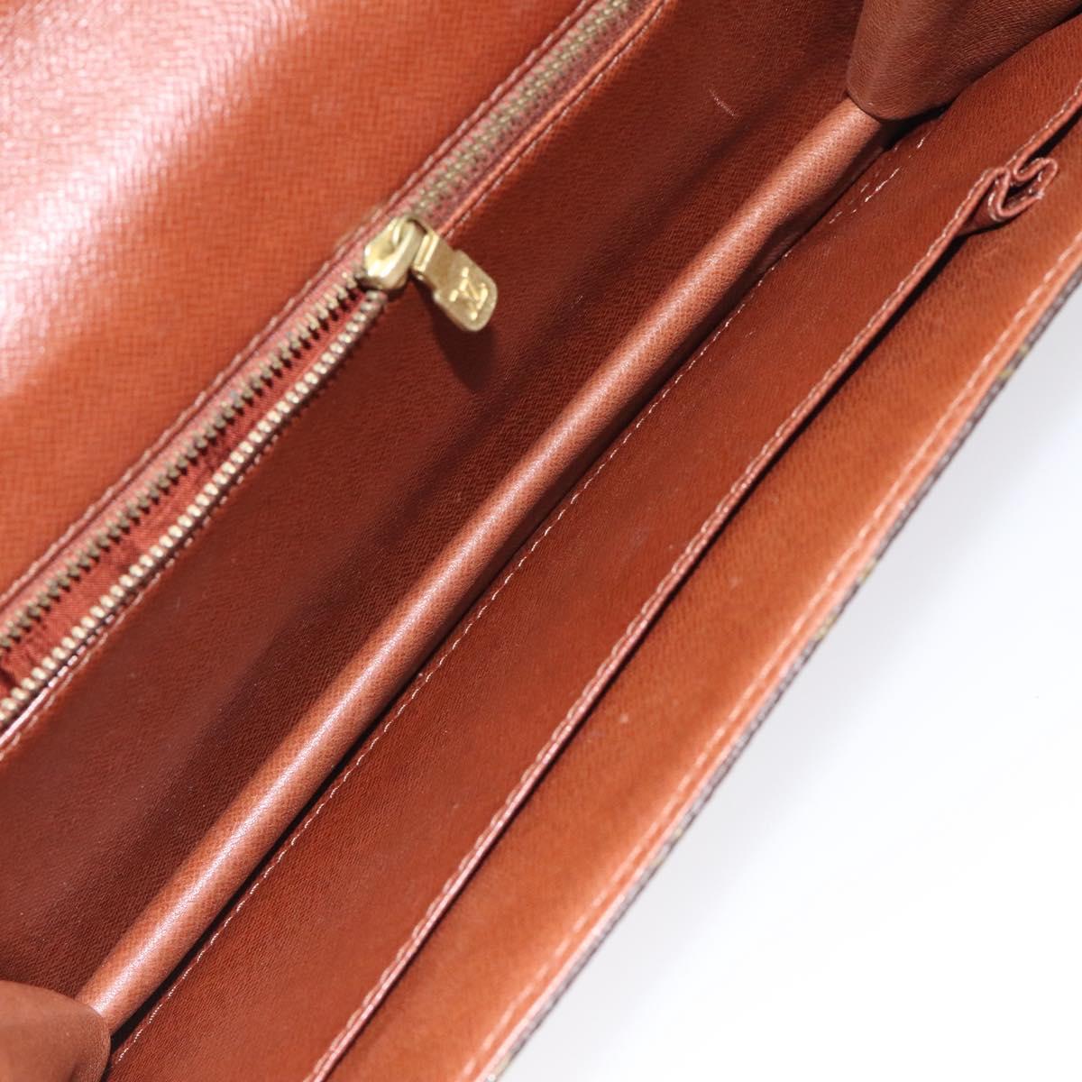 LOUIS VUITTON Monogram Pochette Dam GM Clutch Bag M51810 LV Auth gh146