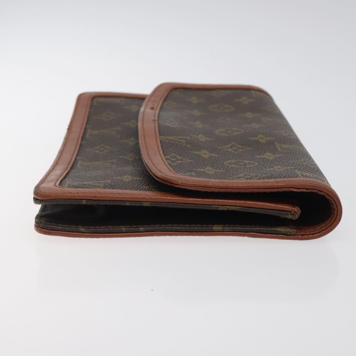 LOUIS VUITTON Monogram Pochette Dam GM Clutch Bag M51810 LV Auth gh146