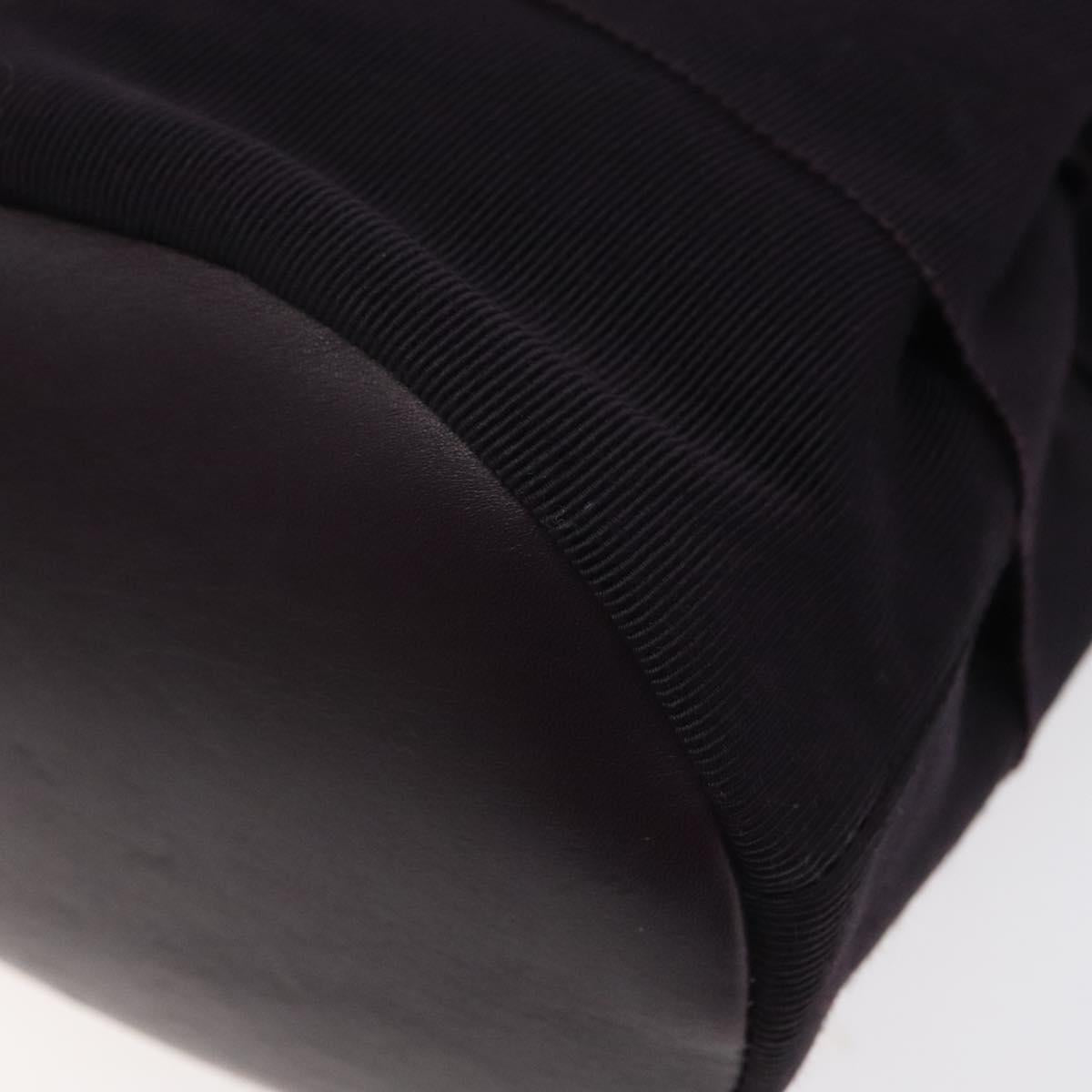 Salvatore Ferragamo Vala Hand Bag Canvas Purple Gold Auth gh154