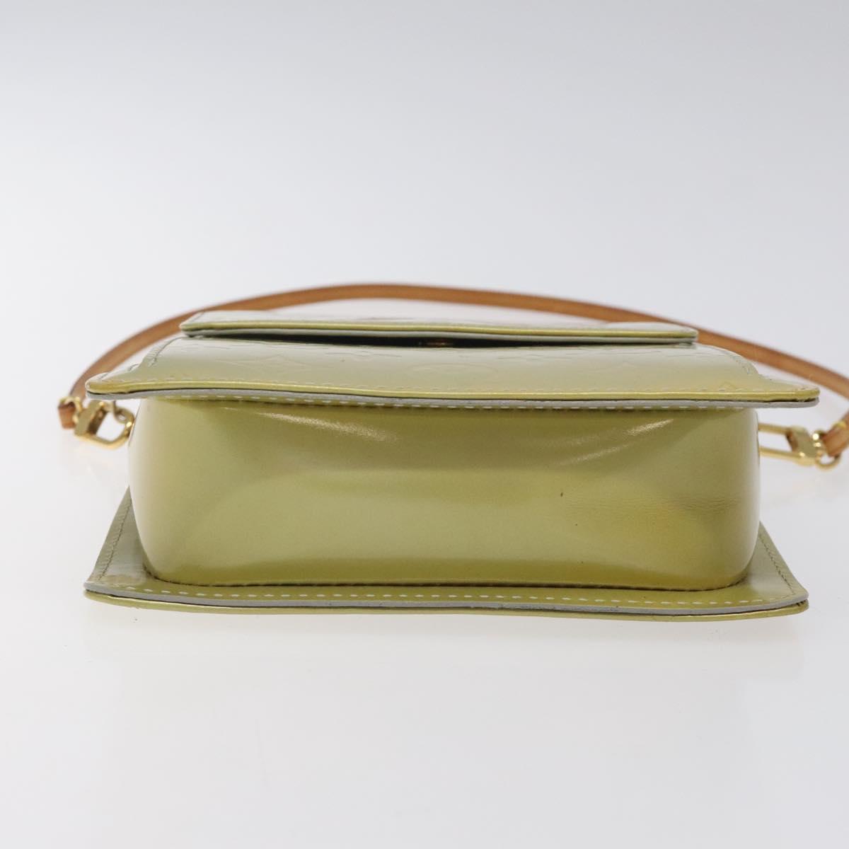 LOUIS VUITTON Monogram Vernis Motto Accessory Pouch Gris M91030 LV Auth gh156