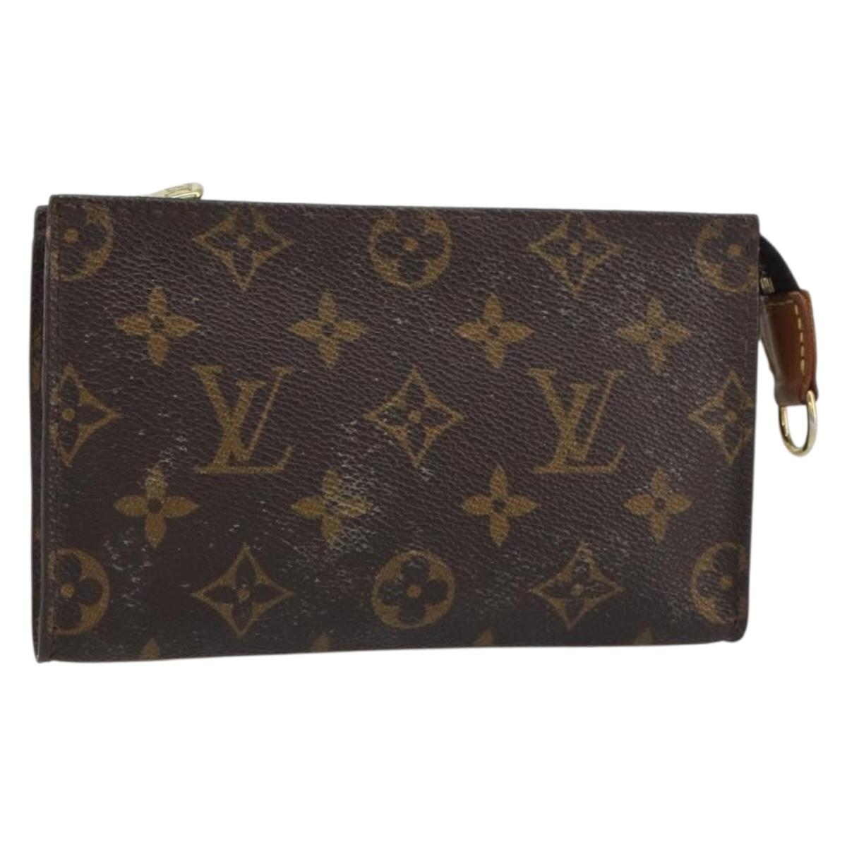 LOUIS VUITTON Monogram Bucket PM Accessory Pouch LV Auth gh1560