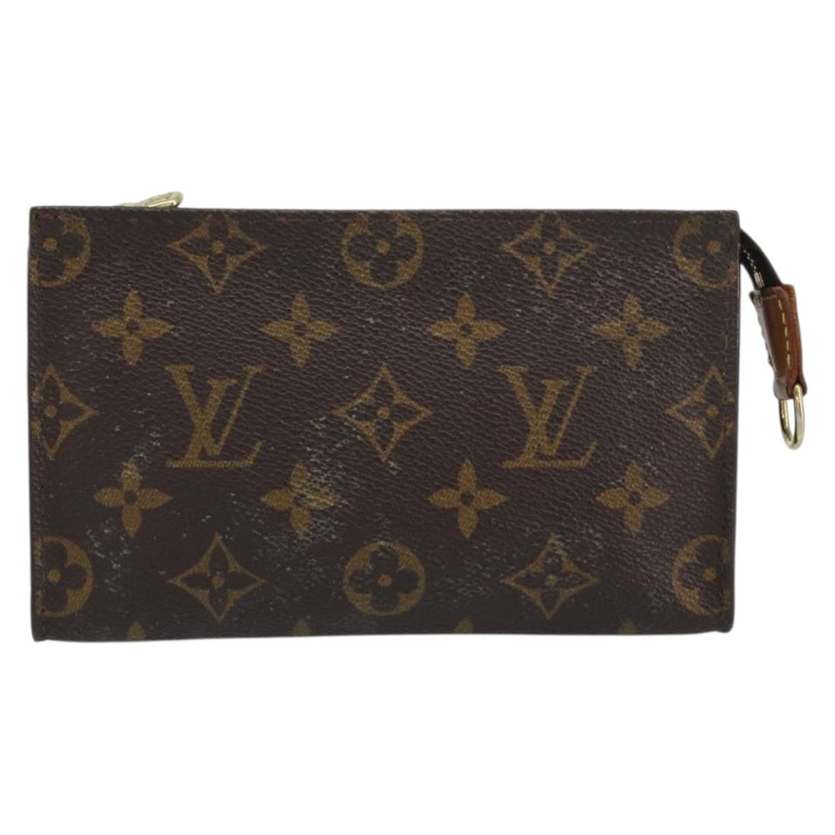 LOUIS VUITTON Monogram Bucket PM Accessory Pouch LV Auth gh1560