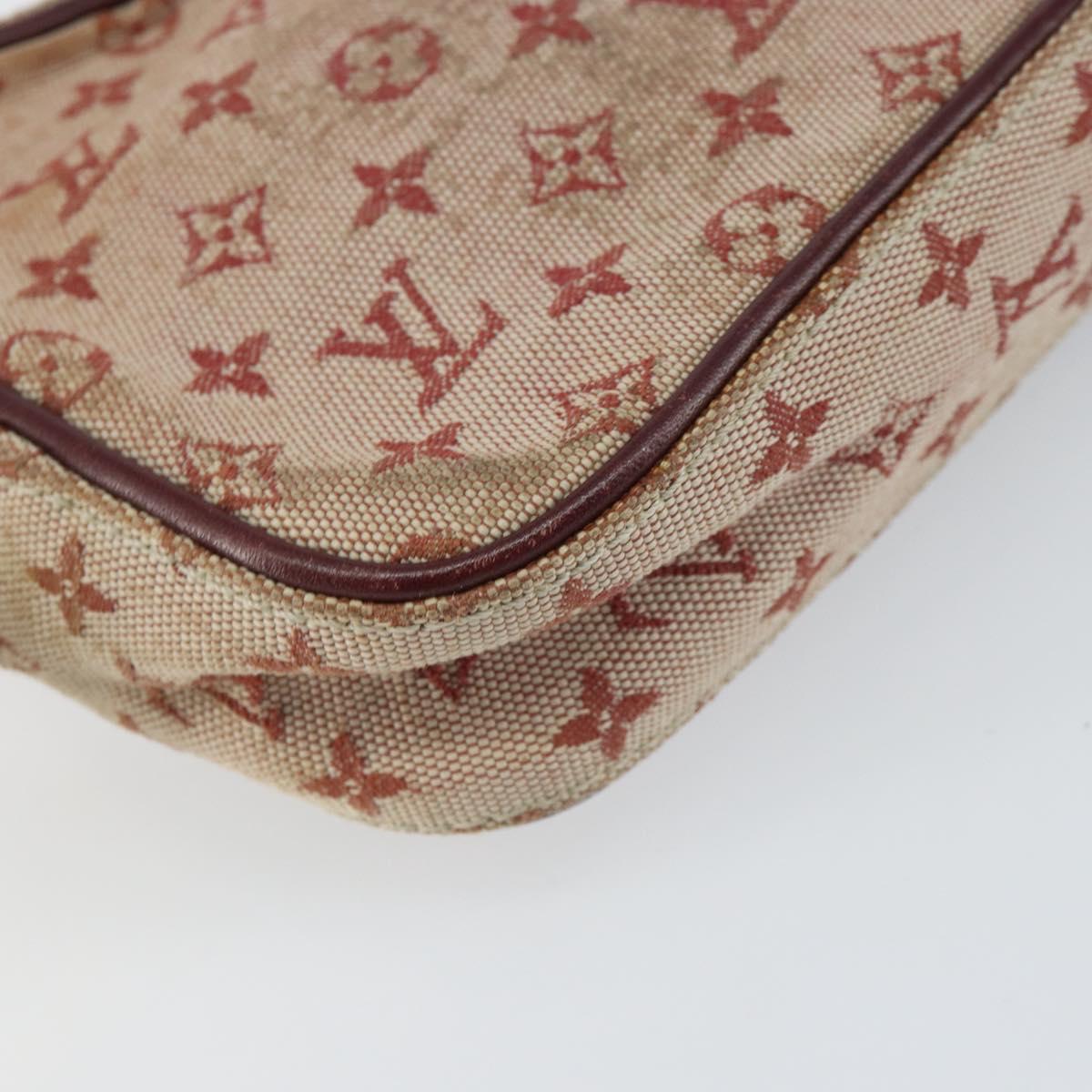 LOUIS VUITTON Monogram Mini Juliet MM Shoulder Bag Red M92219 LV Auth gh1563