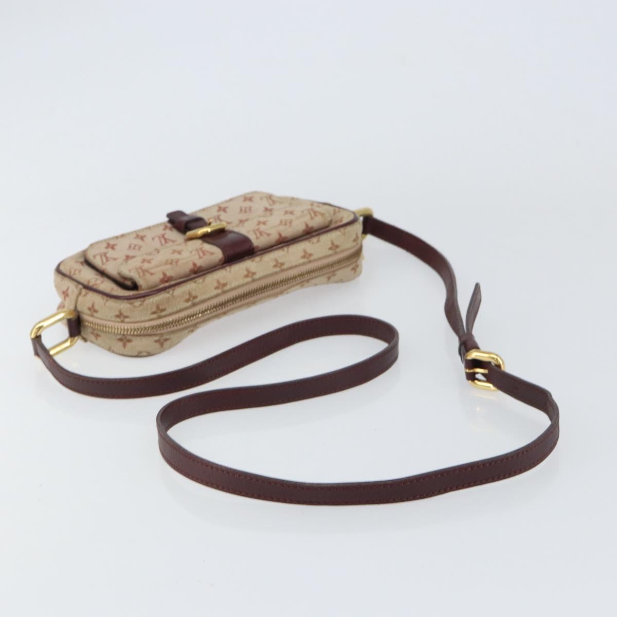 LOUIS VUITTON Monogram Mini Juliet MM Shoulder Bag Red M92219 LV Auth gh1563