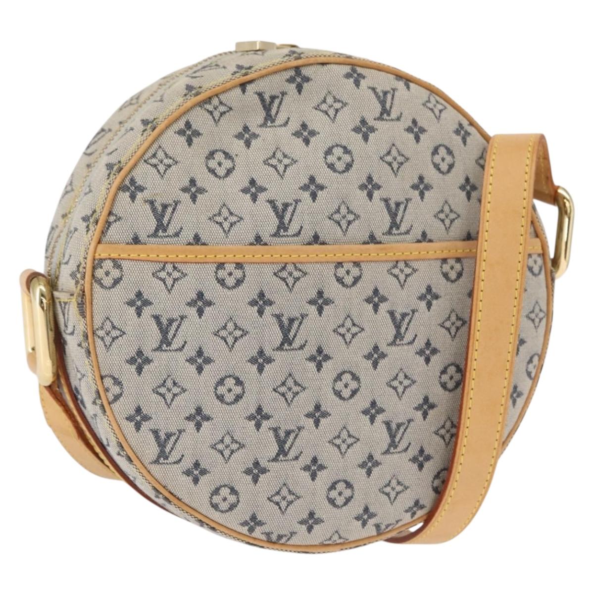 LOUIS VUITTON Monogram Mini Jeanne GM Shoulder Bag Blue M92000 LV Auth gh1564