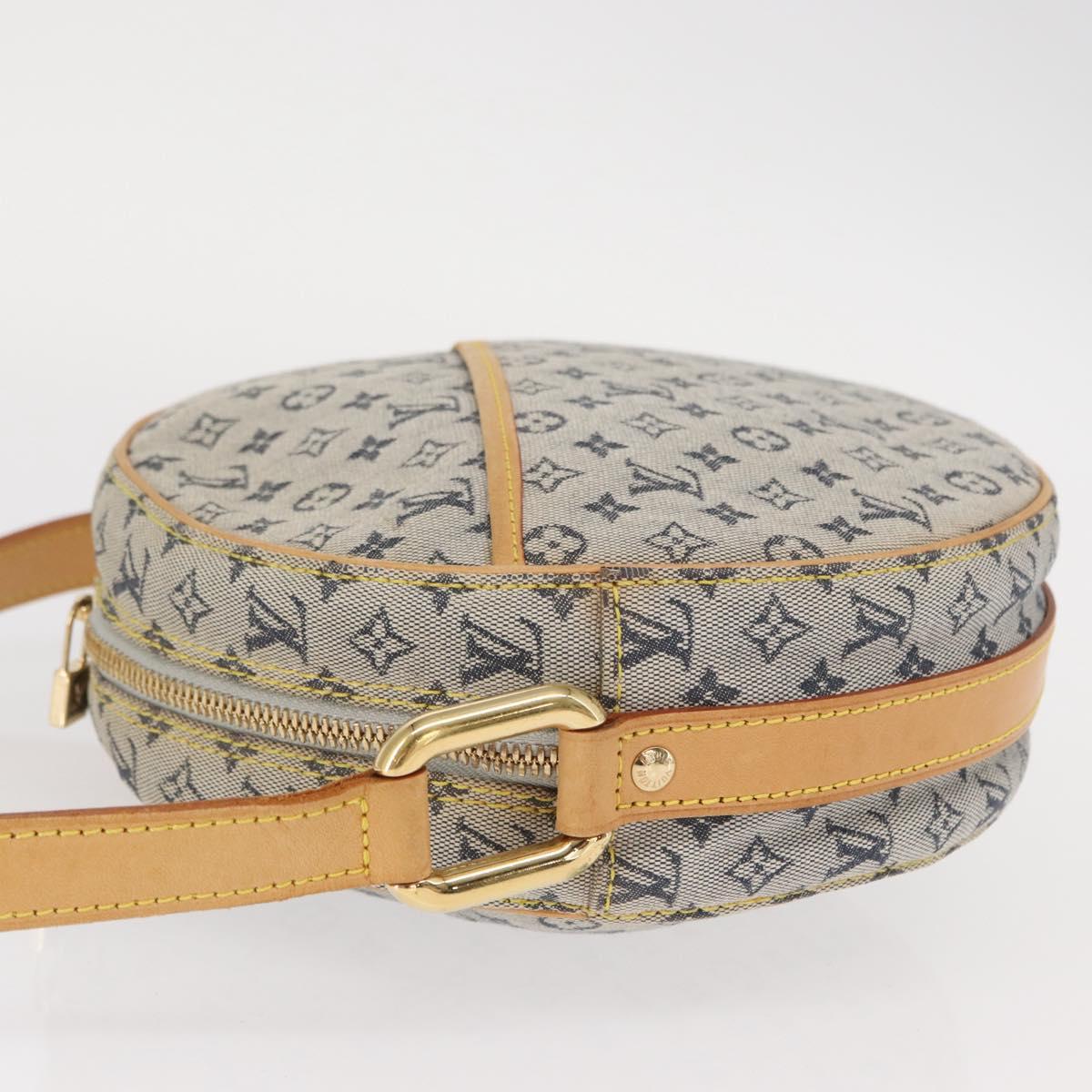 LOUIS VUITTON Monogram Mini Jeanne GM Shoulder Bag Blue M92000 LV Auth gh1564
