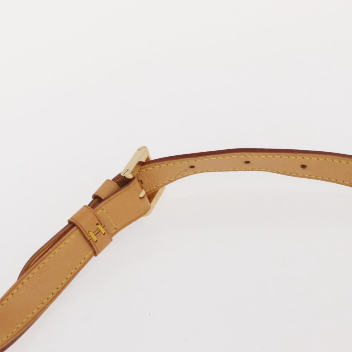 LOUIS VUITTON Monogram Vernis Thompson Street Bag Beige M91301 LV Auth gh1567