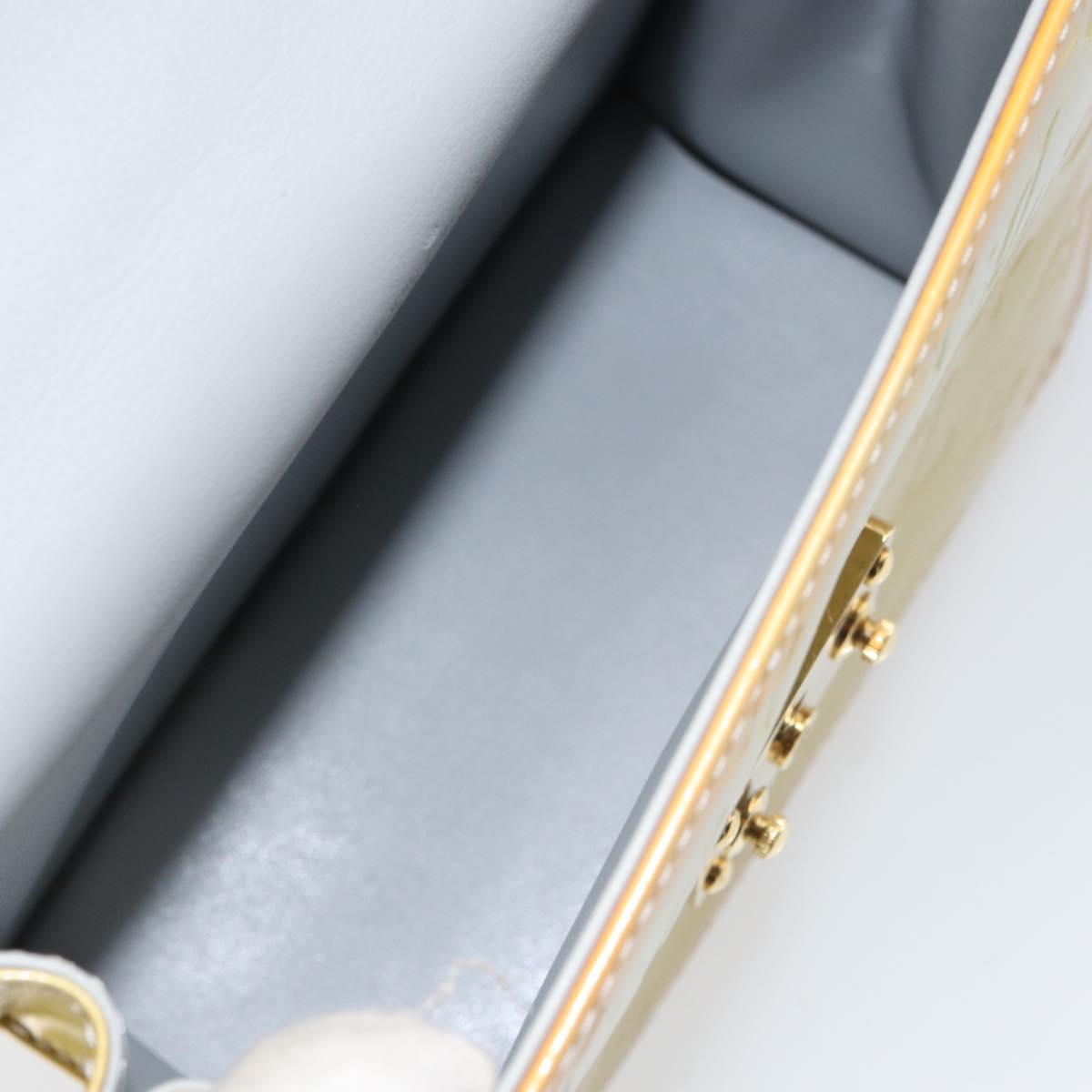 LOUIS VUITTON Monogram Vernis Spring Street Hand Bag Gris M91029 LV Auth gh1569