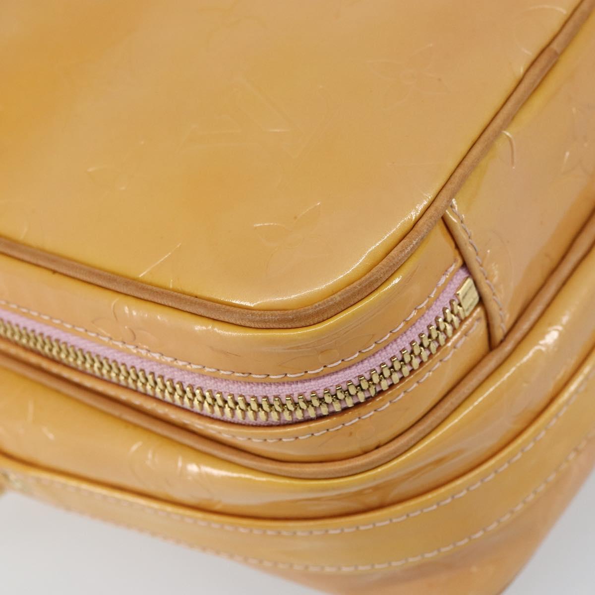 LOUIS VUITTON Monogram Vernis Wooster Bag Marshmallow Pink M91037 LV Auth gh1573