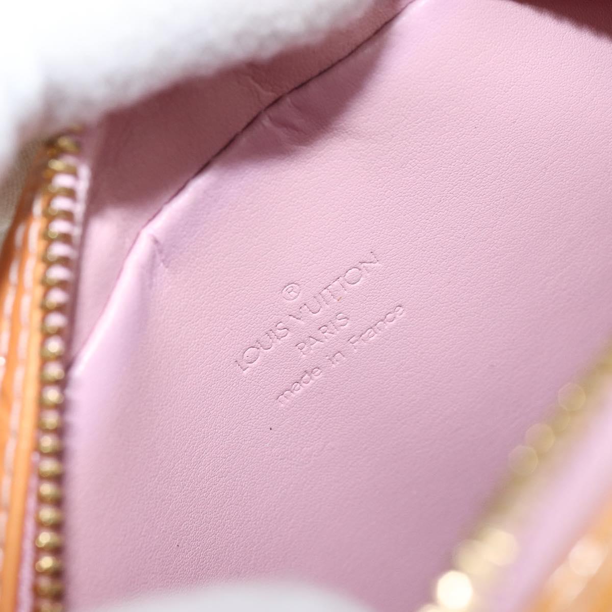 LOUIS VUITTON Monogram Vernis Wooster Bag Marshmallow Pink M91037 LV Auth gh1573