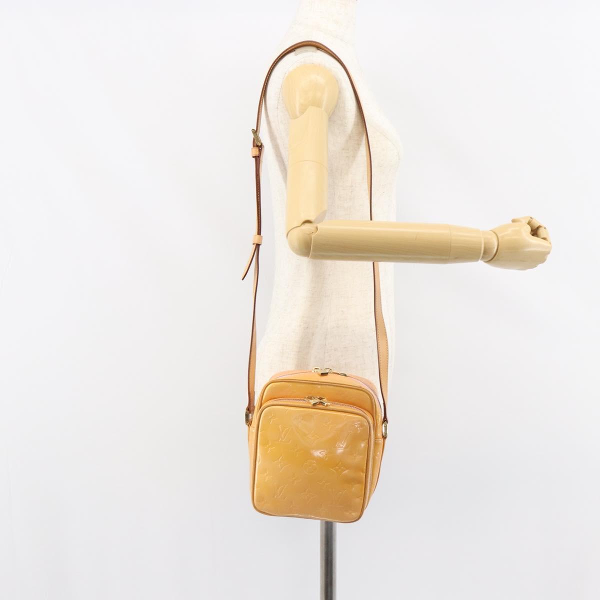 LOUIS VUITTON Monogram Vernis Wooster Bag Marshmallow Pink M91037 LV Auth gh1573