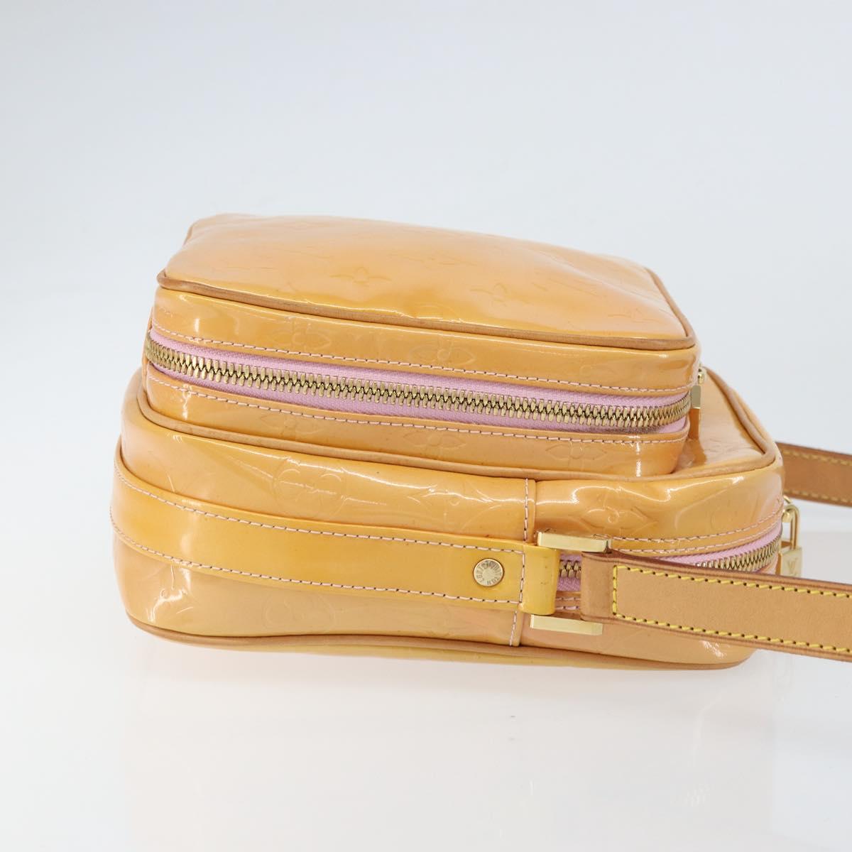 LOUIS VUITTON Monogram Vernis Wooster Bag Marshmallow Pink M91037 LV Auth gh1573