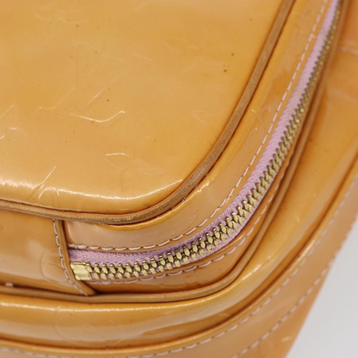 LOUIS VUITTON Monogram Vernis Wooster Bag Marshmallow Pink M91037 LV Auth gh1574