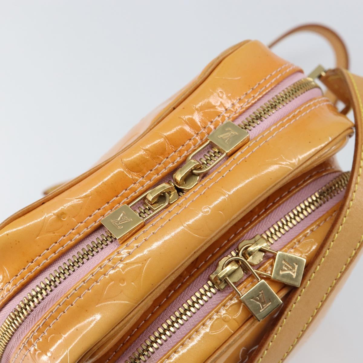 LOUIS VUITTON Monogram Vernis Wooster Bag Marshmallow Pink M91037 LV Auth gh1574