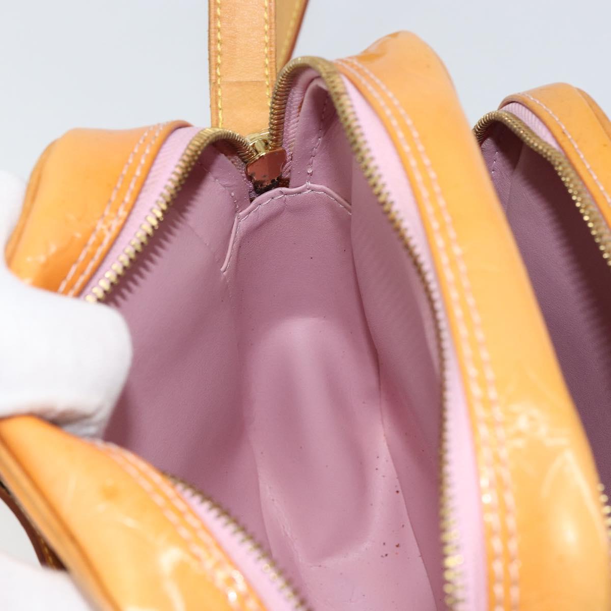 LOUIS VUITTON Monogram Vernis Wooster Bag Marshmallow Pink M91037 LV Auth gh1574