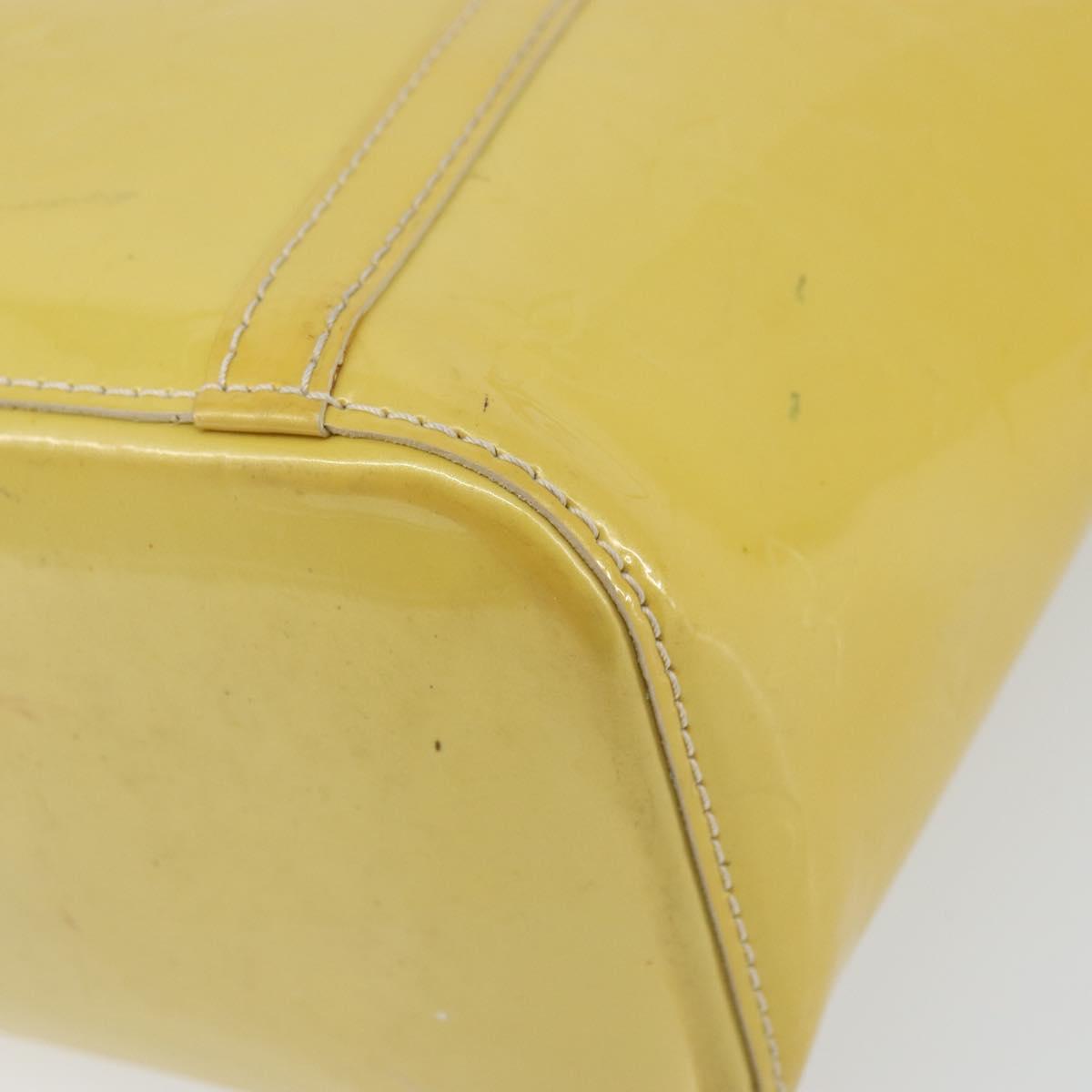 LOUIS VUITTON Monogram Vernis Avalon MM Tote Bag Broncorail M91743 Auth gh1576
