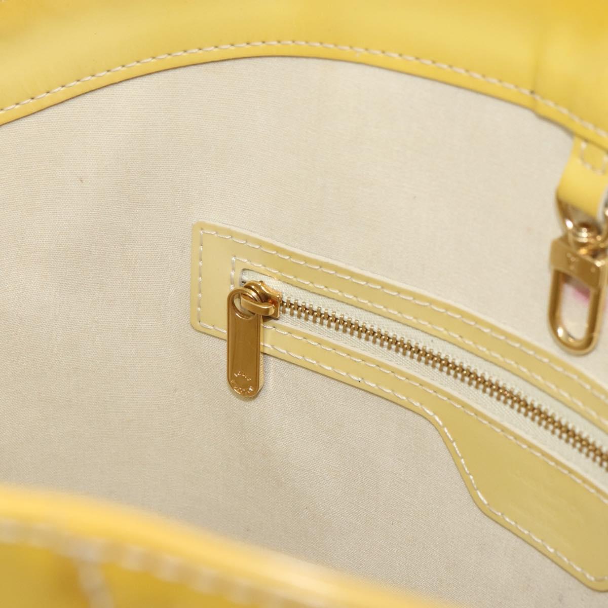 LOUIS VUITTON Monogram Vernis Avalon MM Tote Bag Broncorail M91743 Auth gh1576