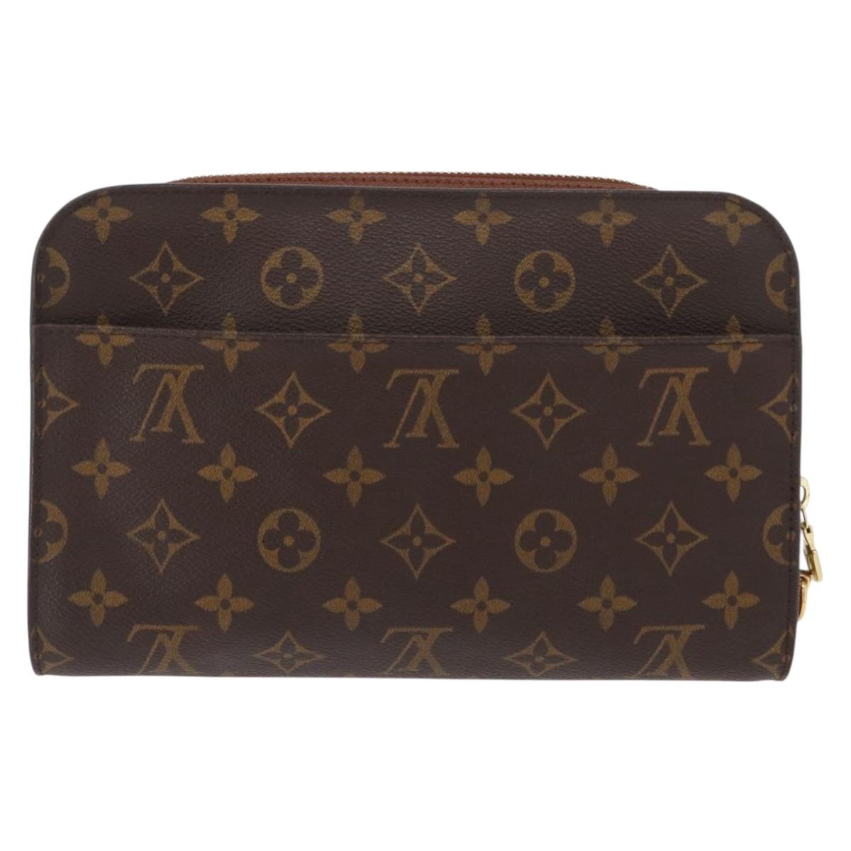 LOUIS VUITTON Monogram Orsay Clutch Bag M51790 LV Auth gh1594