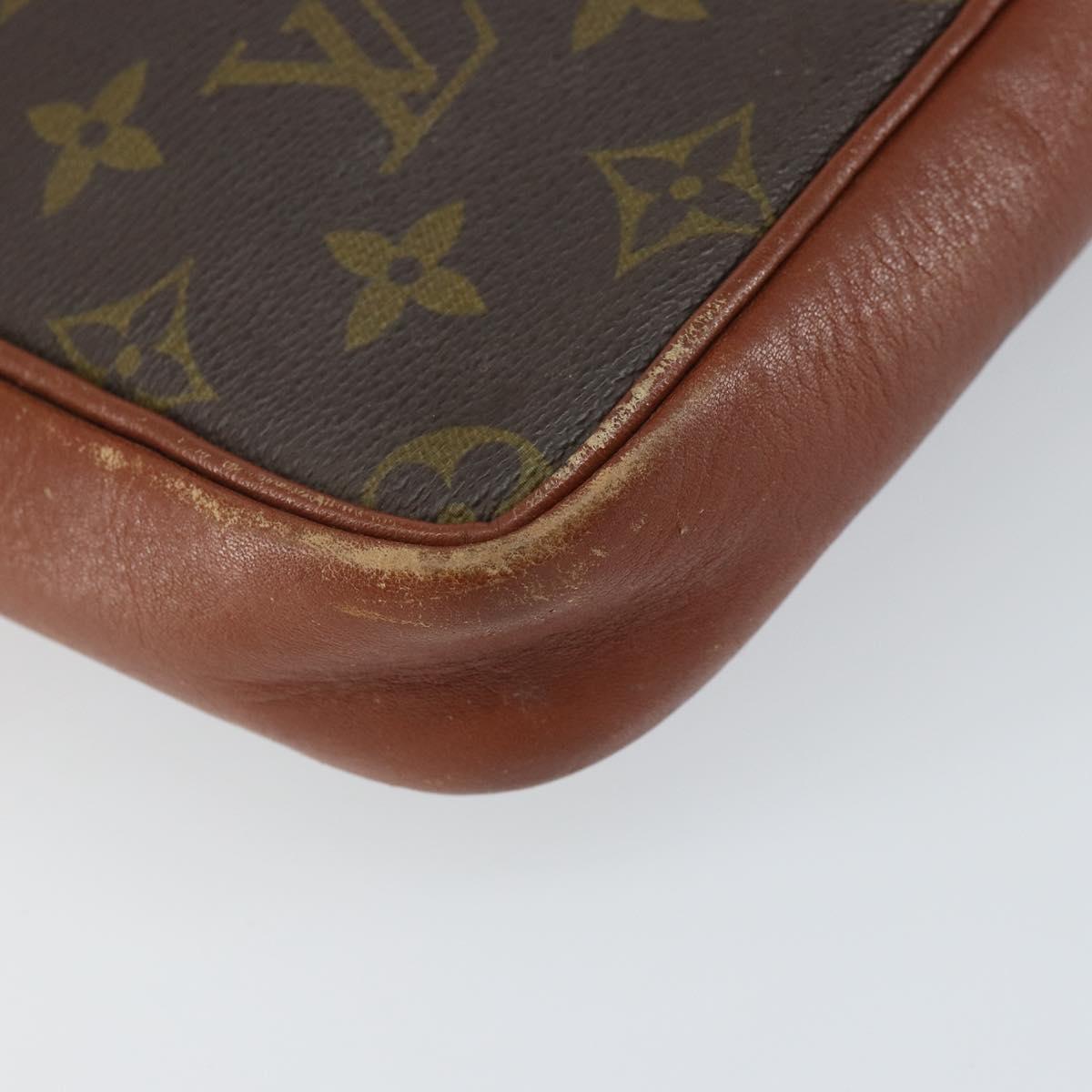 LOUIS VUITTON Monogram Pochette Sports Clutch Bag N0.183 LV Auth gh1595