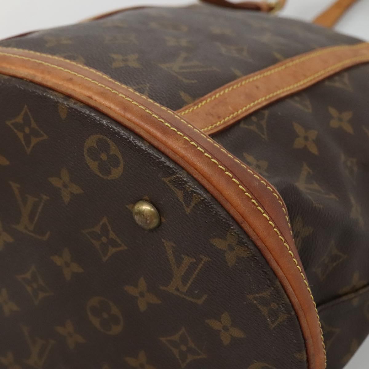 LOUIS VUITTON Monogram Bucket GM Shoulder Bag M42236 LV Auth gh160