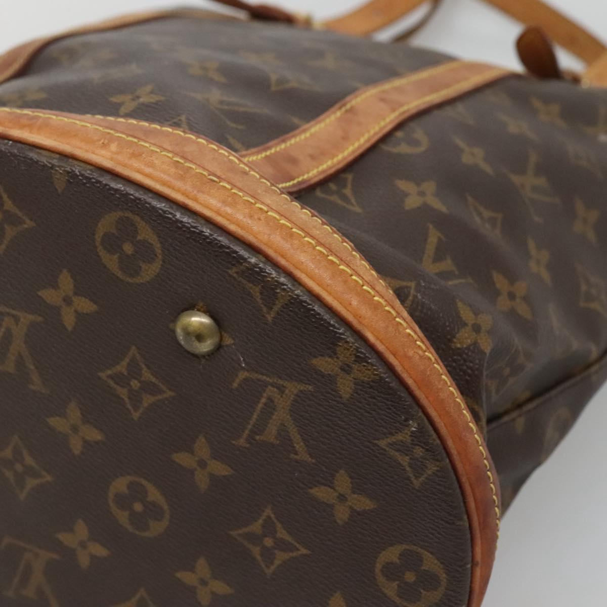 LOUIS VUITTON Monogram Bucket GM Shoulder Bag M42236 LV Auth gh160