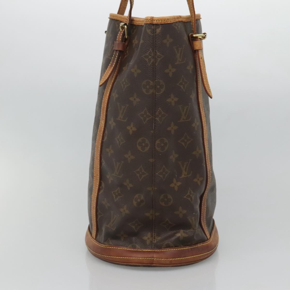 LOUIS VUITTON Monogram Bucket GM Shoulder Bag M42236 LV Auth gh160