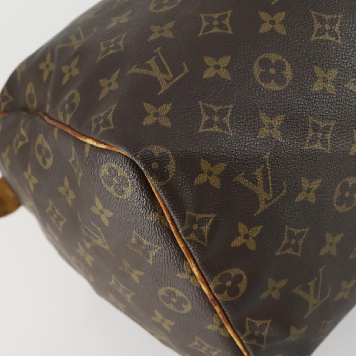 LOUIS VUITTON Monogram Speedy 40 Hand Bag M41522 LV Auth gh1601