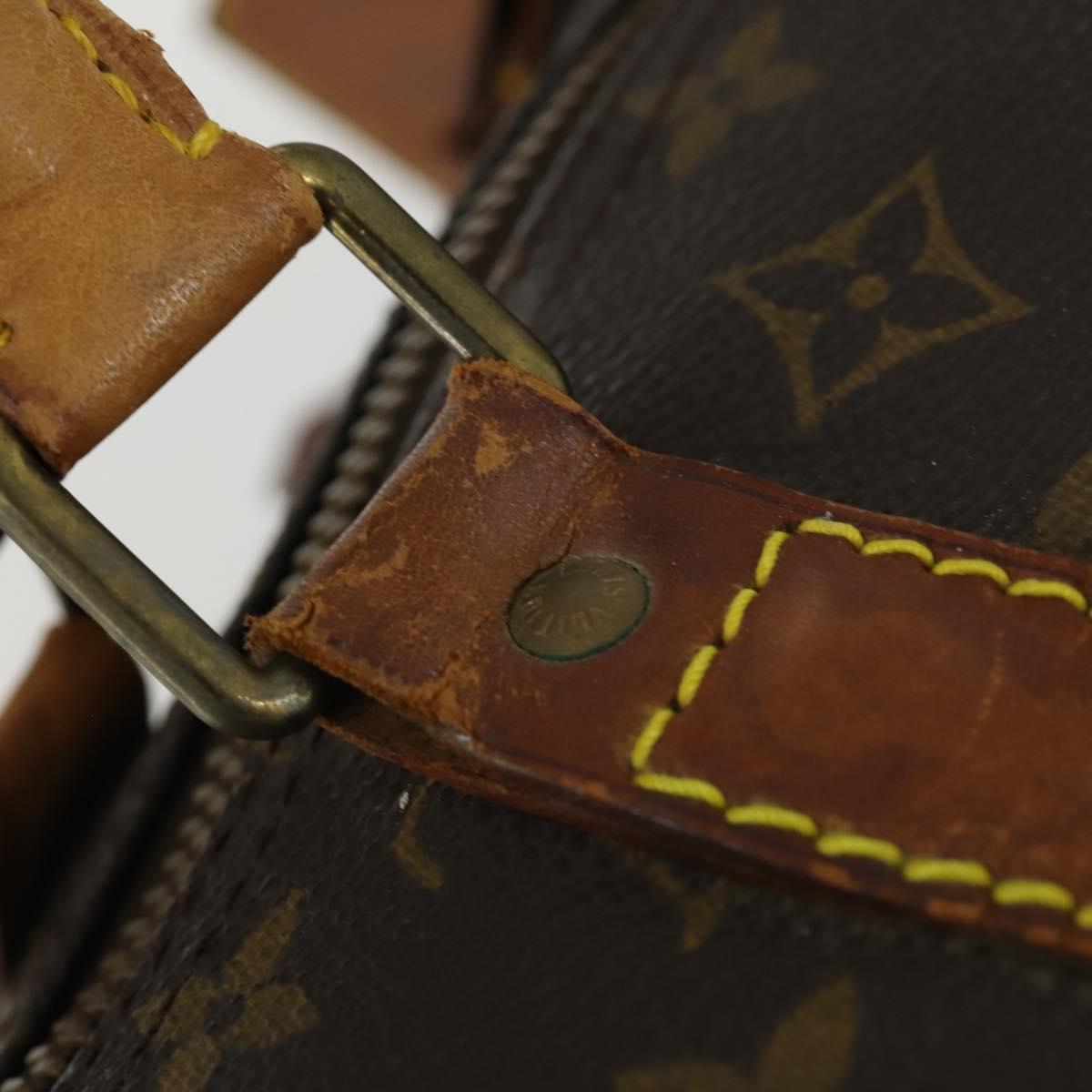 LOUIS VUITTON Monogram Keepall 60 Boston Bag M41422 LV Auth gh1603