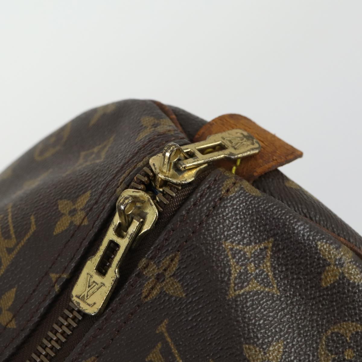 LOUIS VUITTON Monogram Keepall 60 Boston Bag M41422 LV Auth gh1603