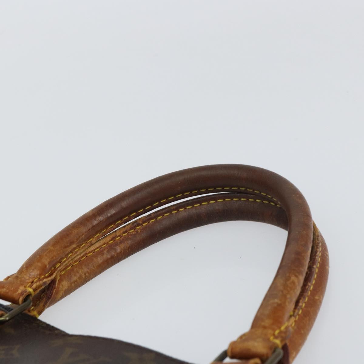 LOUIS VUITTON Monogram Sac Plat Hand Bag M51140 LV Auth gh1604