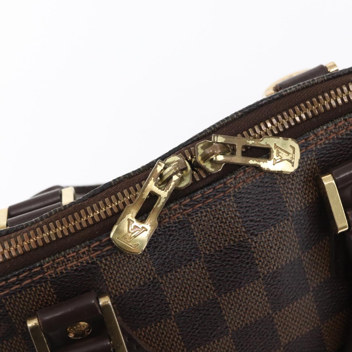 LOUIS VUITTON Damier Ebene Alma Hand Bag N51131 LV Auth gh1609