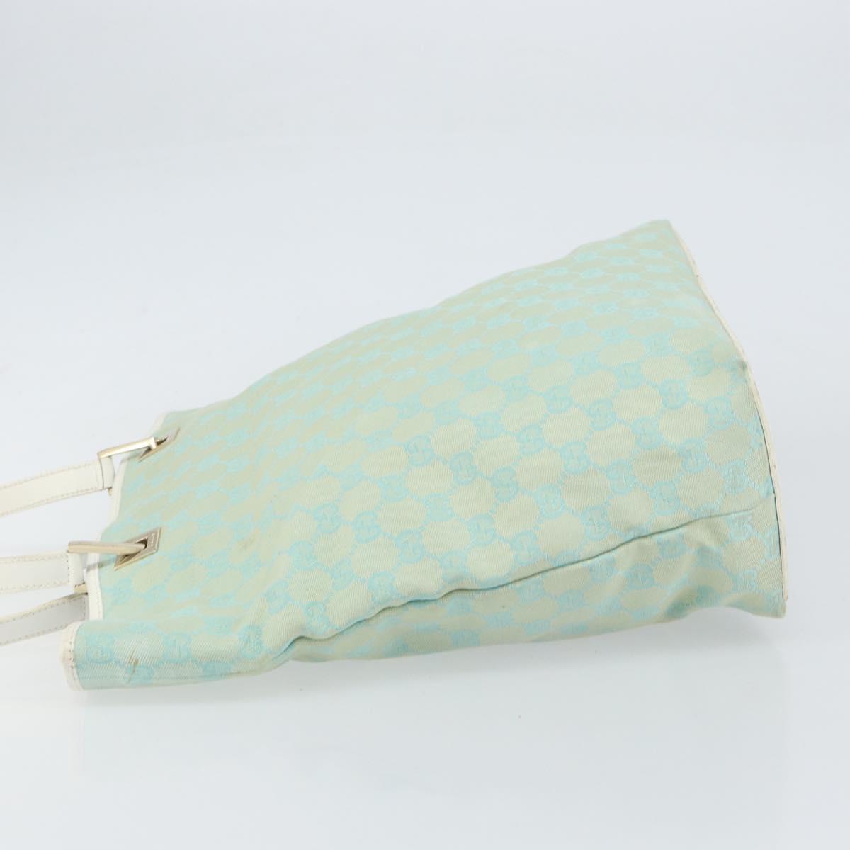 GUCCI GG Canvas Tote Bag Peppermint Gold 002 1098 3444 Auth gh1620