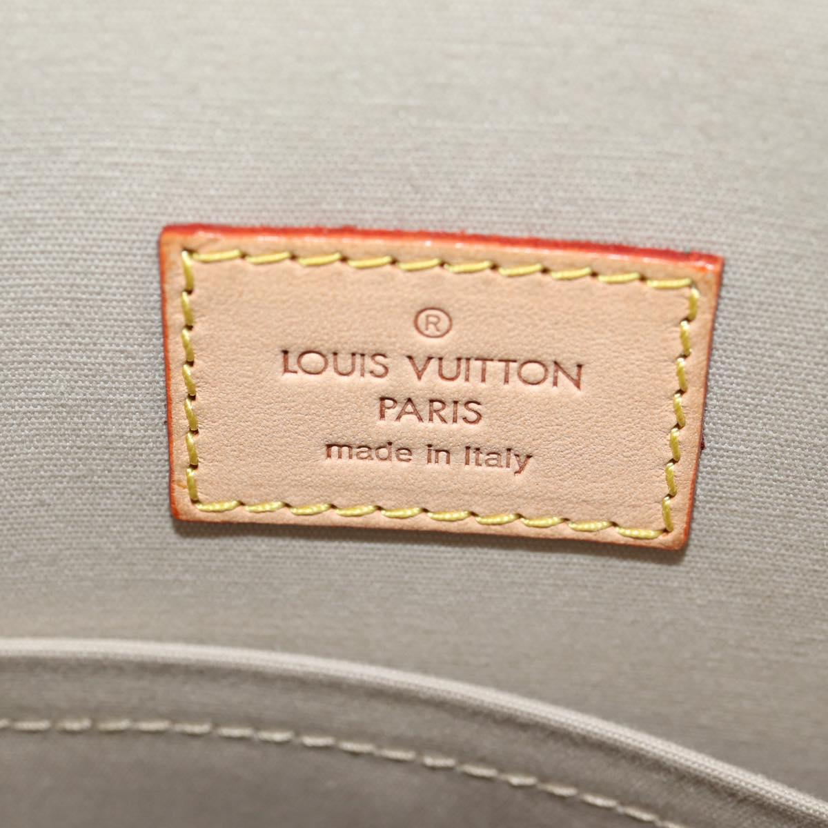 LOUIS VUITTON Monogram Miroir Sac Plat Hand Bag Gold Dore M40268 LV Auth gh1625SAV