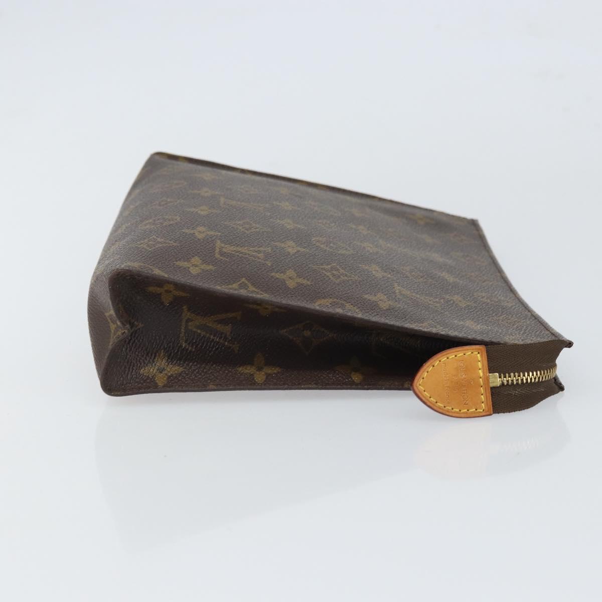 LOUIS VUITTON Monogram Poche Toilette 26 Pouch M47542 LV Auth gh1668