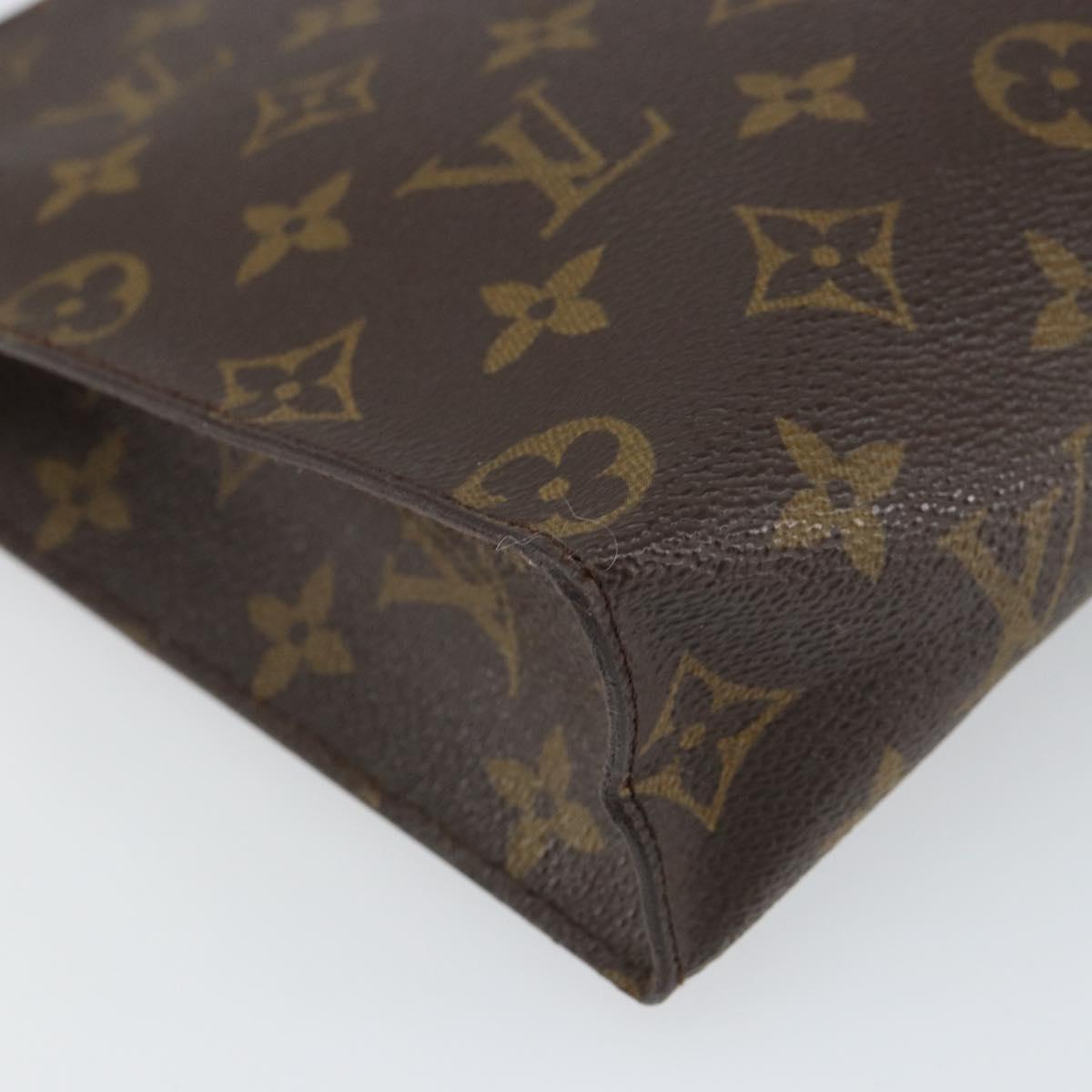 LOUIS VUITTON Monogram Poche Toilette 26 Pouch M47542 LV Auth gh1668