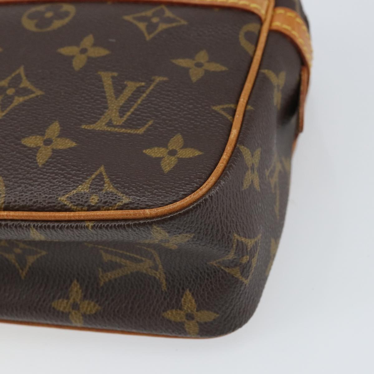 LOUIS VUITTON Monogram Compiegne 23 Clutch Bag M51847 LV Auth gh1702