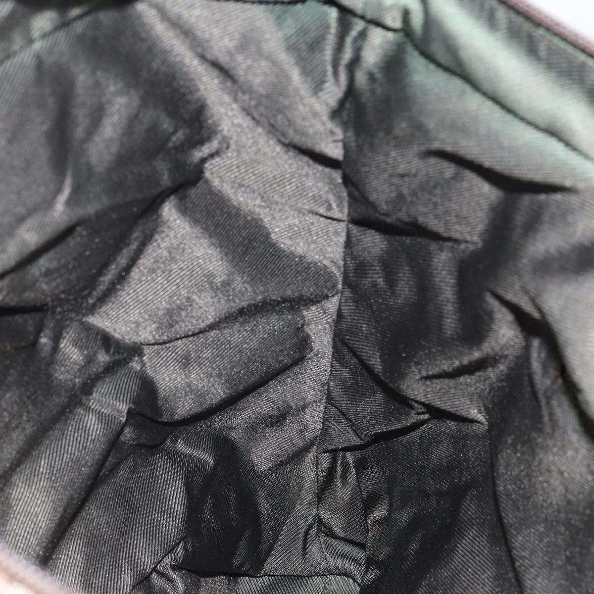 GUCCI GG Canvas Web Sherry Line Tote Bag Beige Silver 131233 Auth gh1729