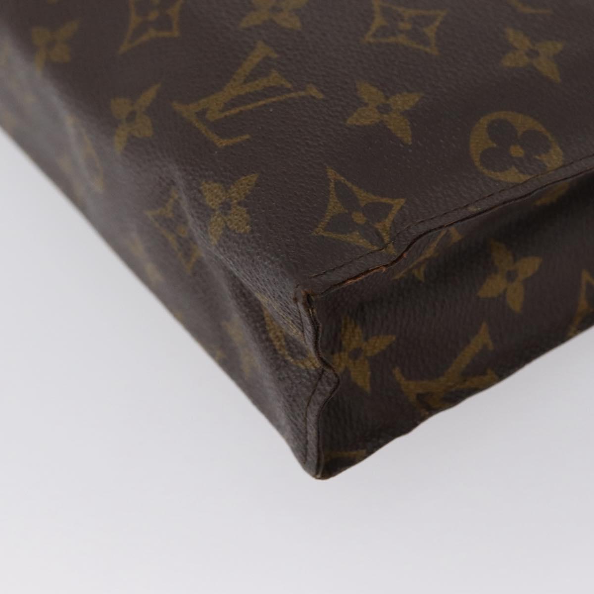 LOUIS VUITTON Monogram Poche Toilette 26 Pouch M47542 LV Auth gh1769