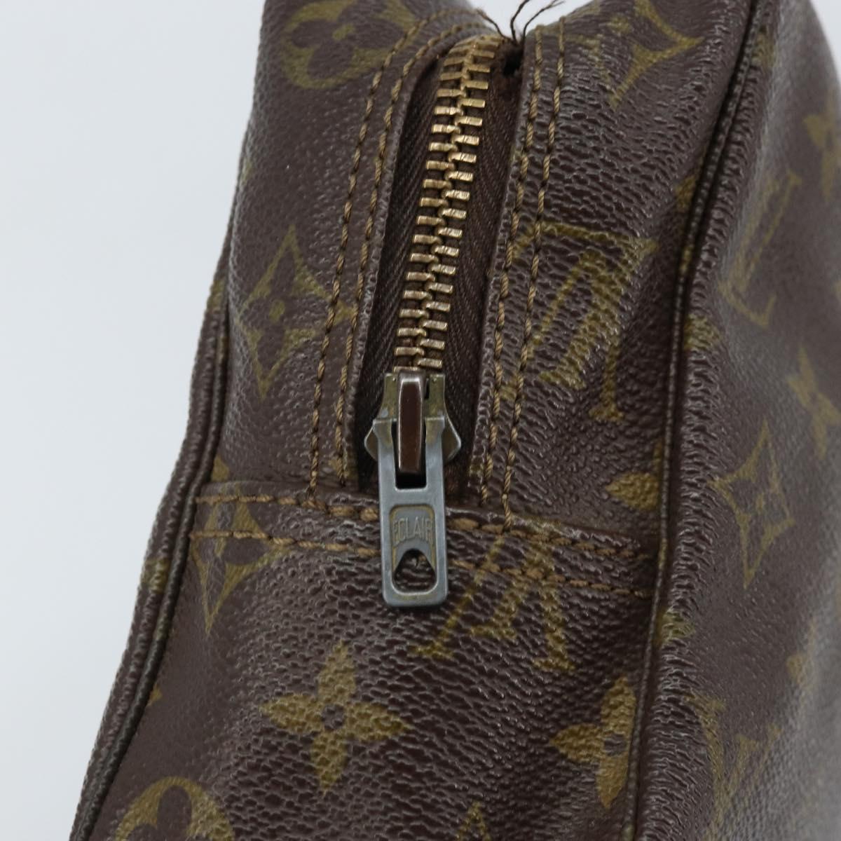 LOUIS VUITTON Monogram Trousse Toilette 28 Clutch Bag M47522 LV Auth gh1770