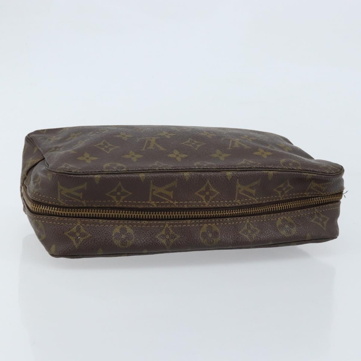 LOUIS VUITTON Monogram Trousse Toilette 28 Clutch Bag M47522 LV Auth gh1770