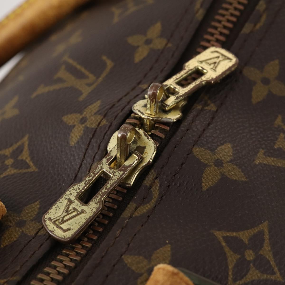 LOUIS VUITTON Monogram Keepall Bandouliere 60 Boston Bag M41412 LV Auth gh1774