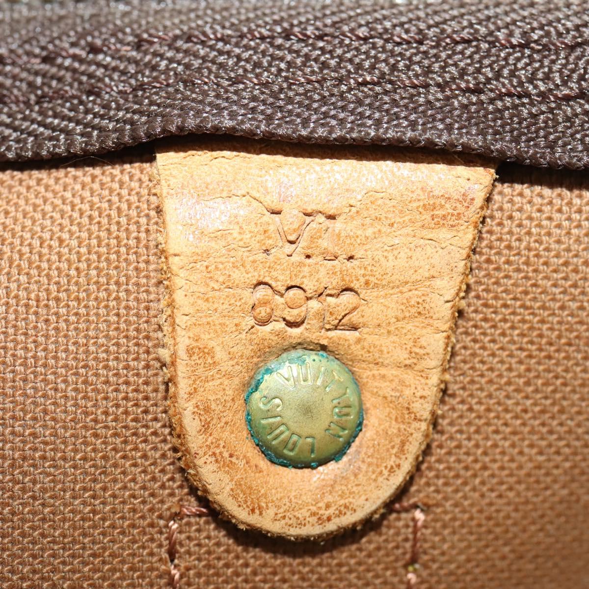 LOUIS VUITTON Monogram Keepall Bandouliere 60 Boston Bag M41412 LV Auth gh1774