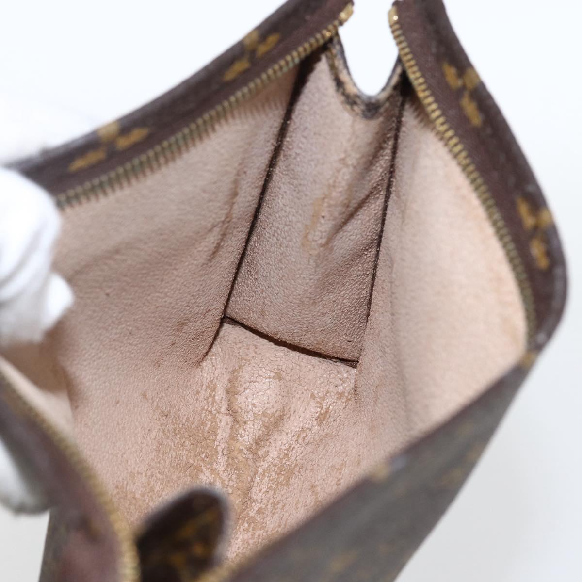 LOUIS VUITTON Monogram Poche Toilette 19 Pouch M47544 LV Auth gh1777