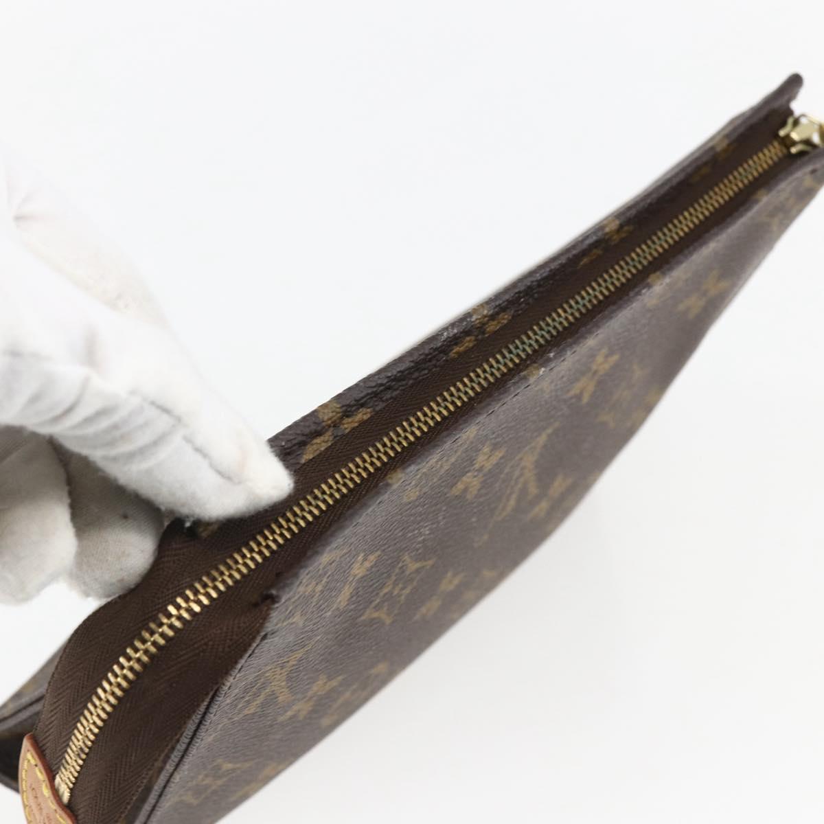 LOUIS VUITTON Monogram Poche Toilette 19 Pouch M47544 LV Auth gh1777