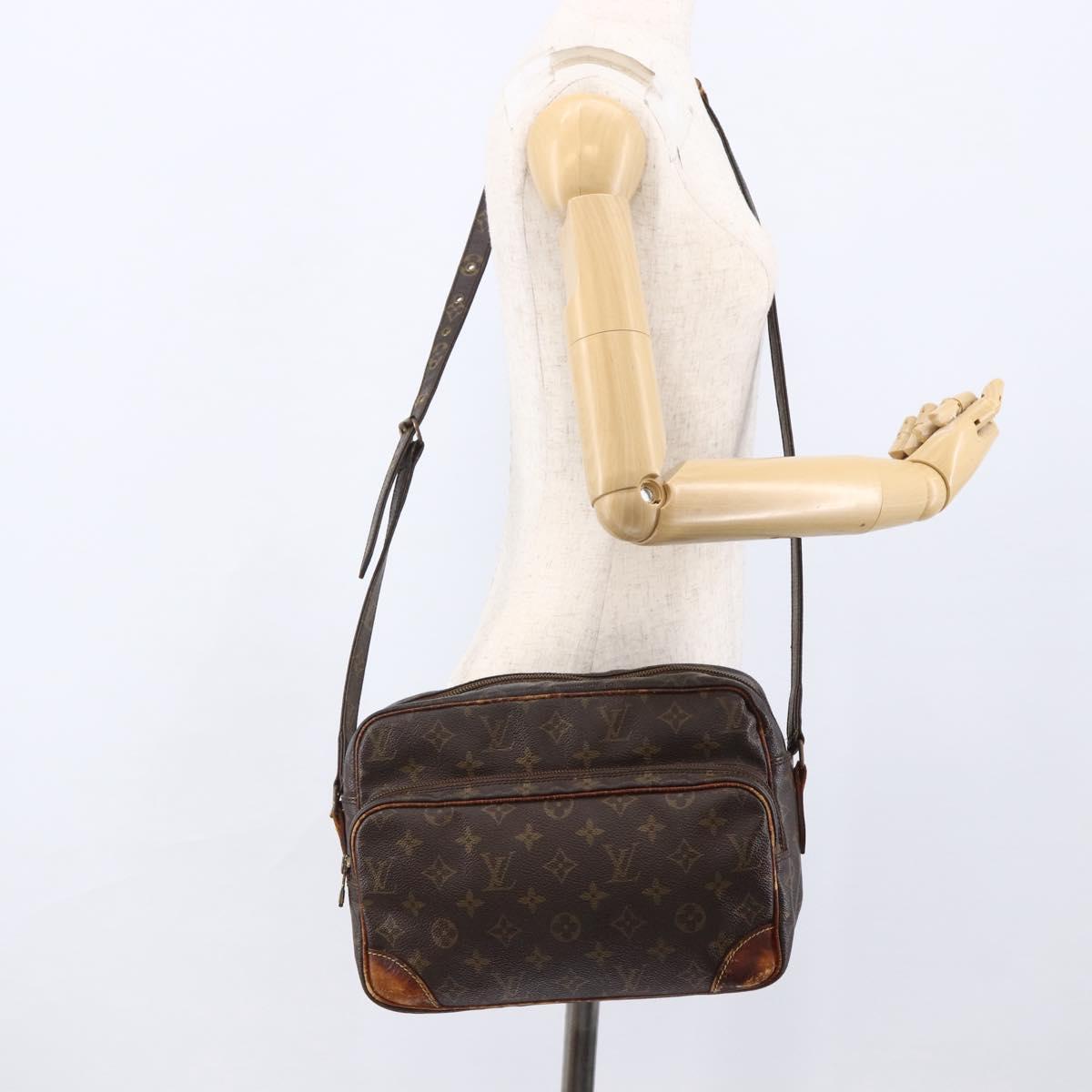 LOUIS VUITTON Monogram Nile Shoulder Bag M45244 LV Auth gh1792