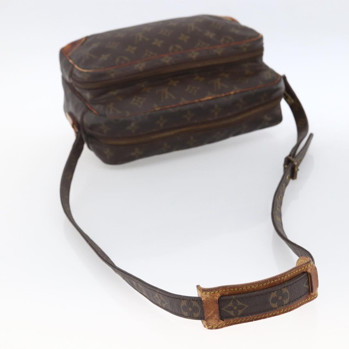 LOUIS VUITTON Monogram Nile Shoulder Bag M45244 LV Auth gh1792