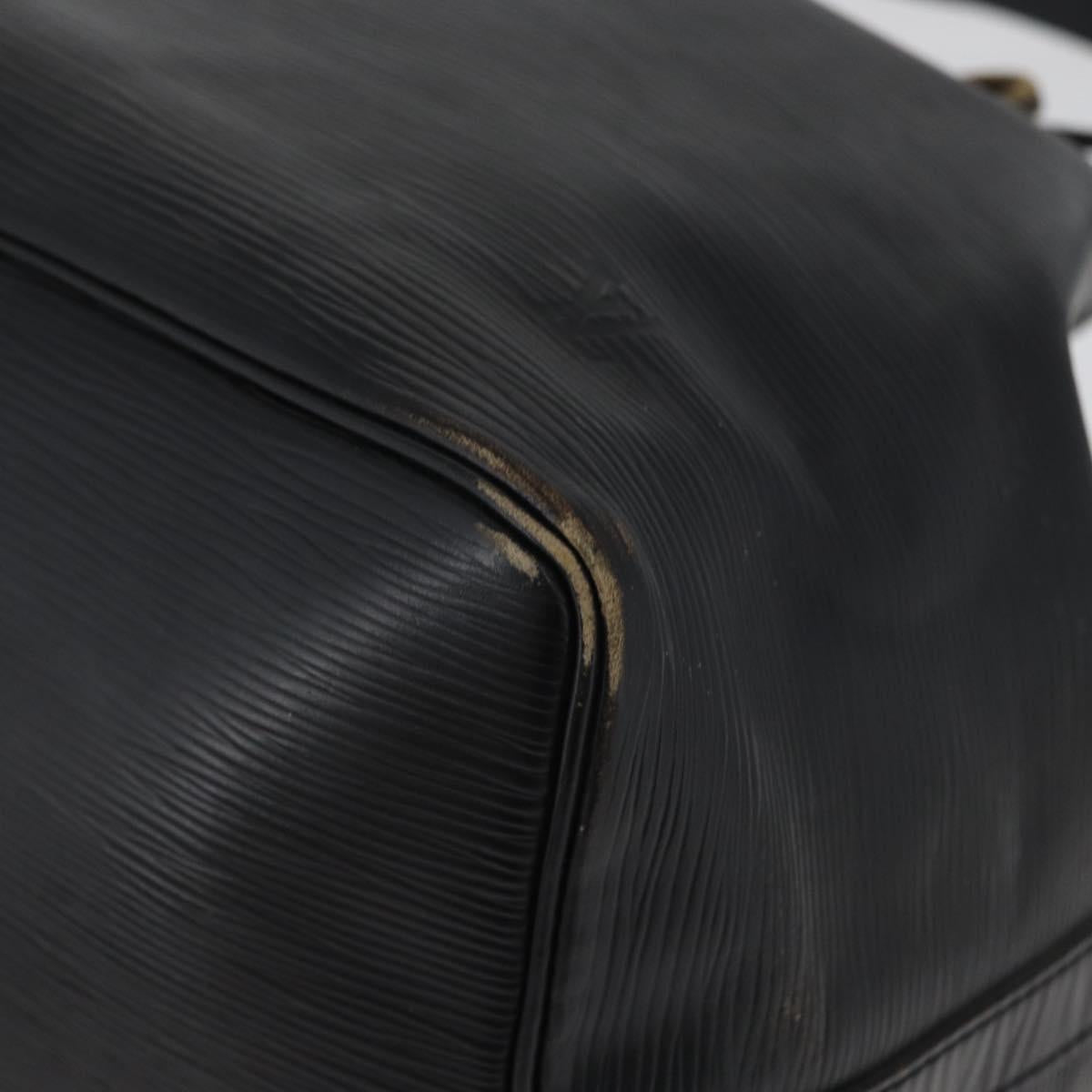 LOUIS VUITTON Epi Petit Noe Shoulder Bag Black M44102 LV Auth gh1817
