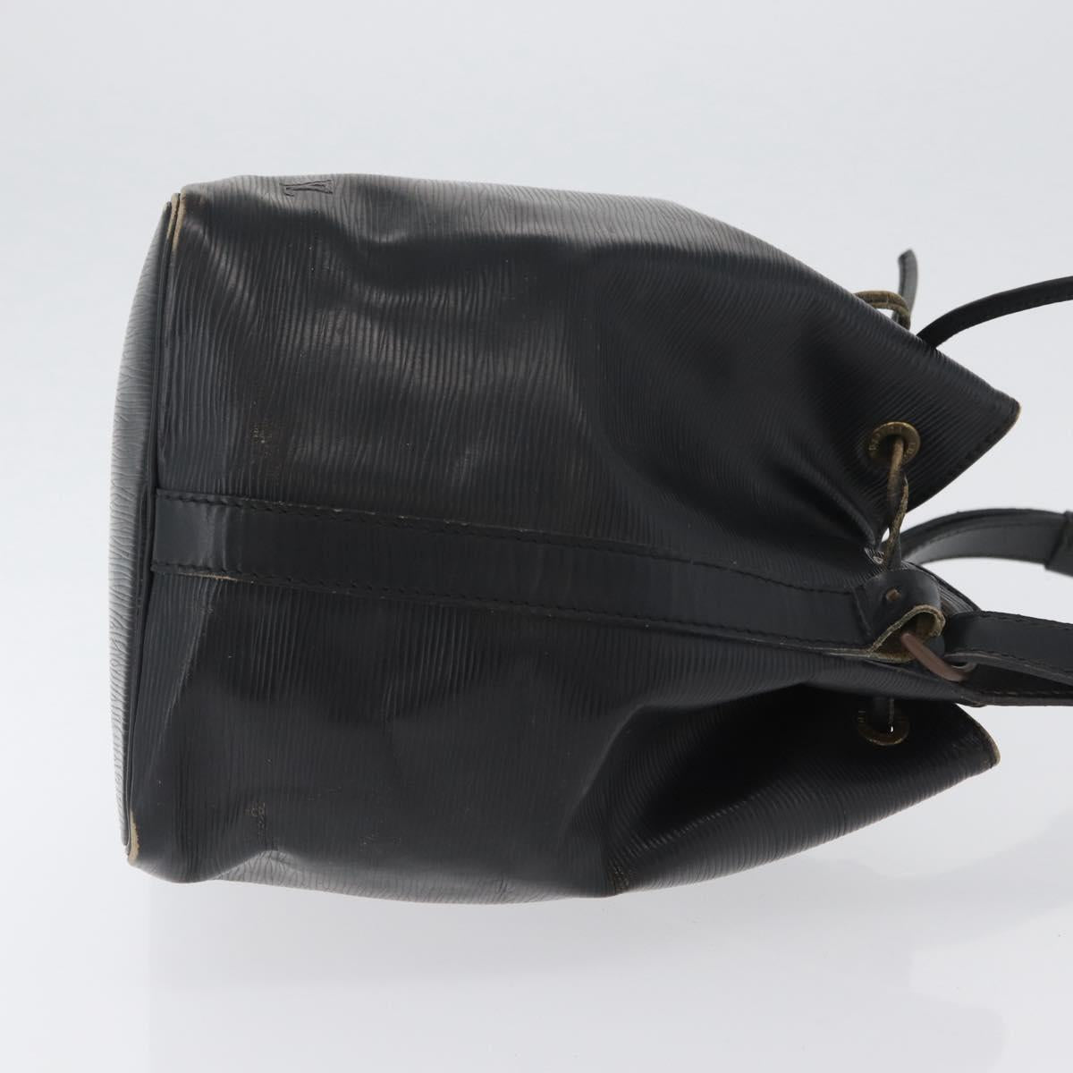 LOUIS VUITTON Epi Petit Noe Shoulder Bag Black M44102 LV Auth gh1817